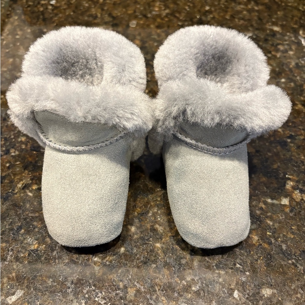 UGG Soft Gray Baby Booties